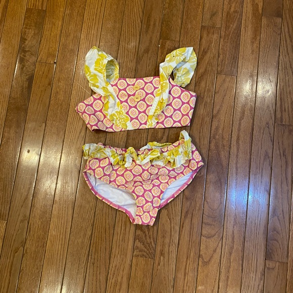Eleanor Rose two peace swimsuit girls size- 10-12 - Picture 1 of 3